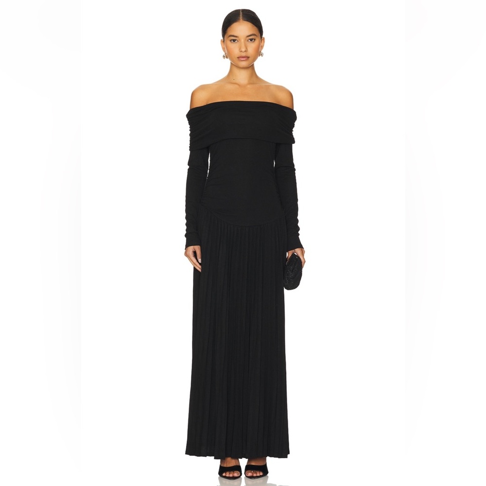 • LIONESS FIELD OF DREAMS BLACK MAXI DRESS • WORN ONCE!